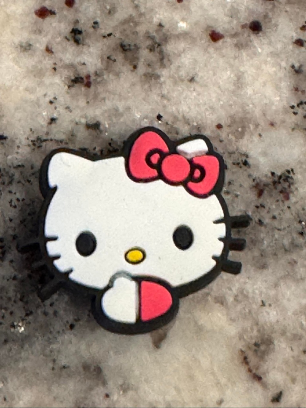 CROCS Hello Kitty White & Pink Bow Jibbitz Charm